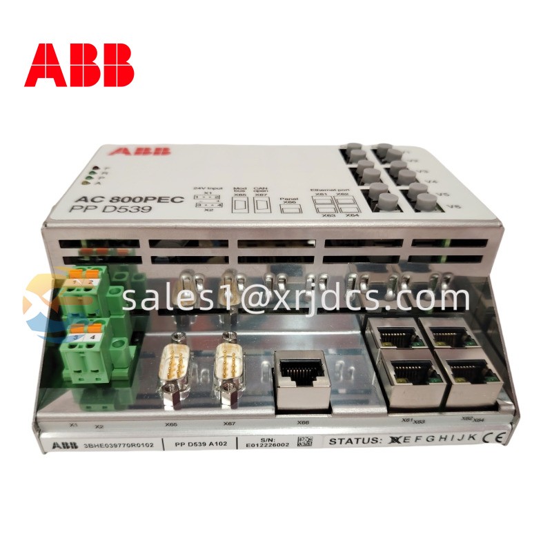 ABB 3BHE039770R0102 PPD539 A102 Controller Module (AC 800PEC)1